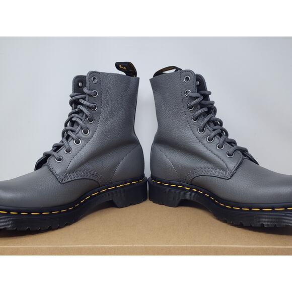 DS Doc Martens Pascal Leather GREY Size 5 - Picture 6 of 7